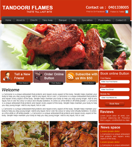 Restaurants & Cafes Web design & development company