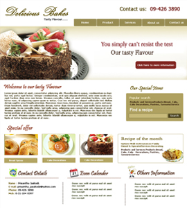 Restaurants & Cafes Web design & development company