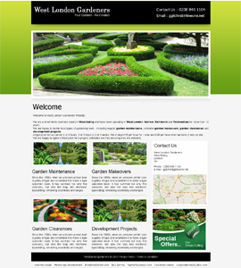 Home & Garden Web design & development company